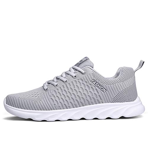Fushiton Heren Vrouwen Trainers Lichtgewicht Wandelschoenen Casual Mesh Sneakers Ademende Atletische Training Sport