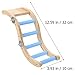 Ipetboom Parrot Cage Ladder Toy Bird Climbing Ladder Grinding Claw for Quaker Parrots Bird Biting Novelty Toy for Indoor Play