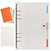 Raccoglitore Ad Anello in PVC 6 Fori, Set di Accessori per Notebook Formato A5, Divisori per Quaderni per Agenda, Ricarica di Carta Ricarica Divisori A5 6 Fori, Adatto per Studenti, Ufficio