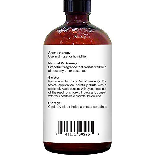 Majestic Pure Grapefruit Essential Oil, Therapeutic Grade, Pure And Natural Premium Quality Oil, 4 Fl Oz #TOP5