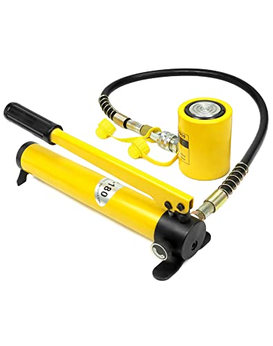 Qwork WD10288 20T Mini Hydraulic Cylinder Jack Porta Power Ram 2 Inch Stroke thumb #6