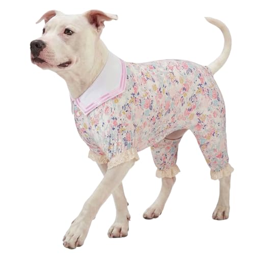 Pijama para perro grande LovinPet XL con estampado floral