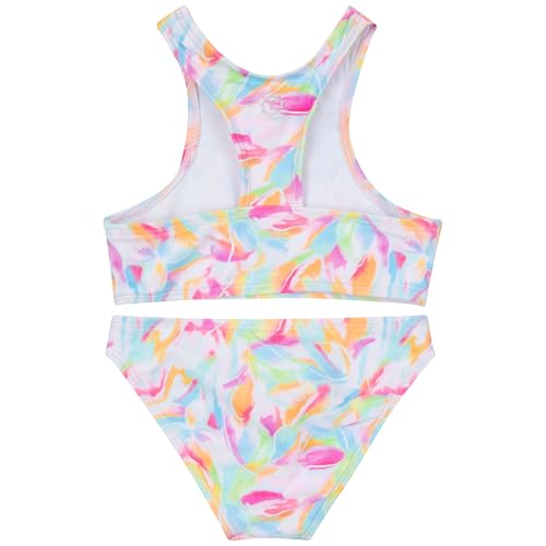 Image of SwimZip Girls' Halter Top and Bikini Bottom 2 Piece Set UPF 50+ Sun Protection