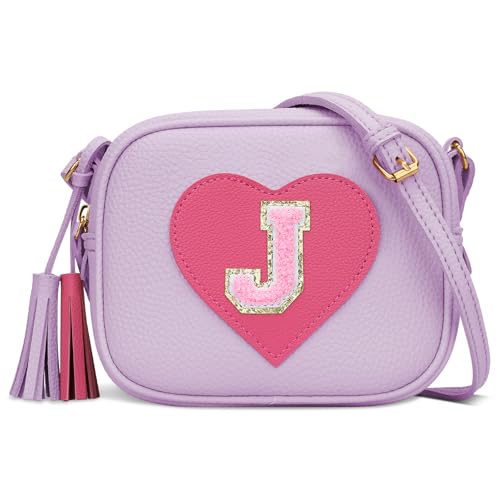 Image of KKXIU Birthday Gifts for Girls Initial Toddler Purse Cute Kids Crossbody Bag