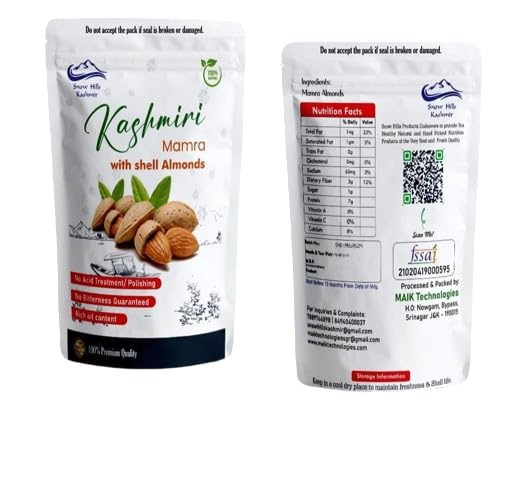 Image of Kashmiri Kagzi Mamra Almonds in Shell (Mamra Badam) (5kg)