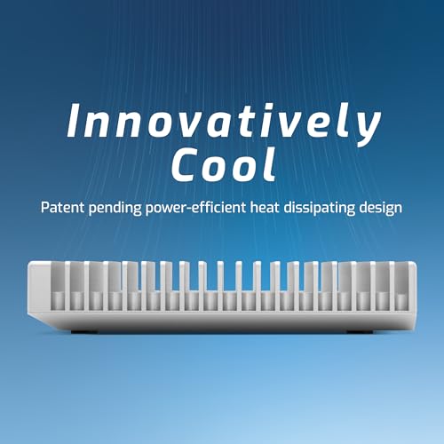 Image of OWC Express 1M2 80Gb /s Portable NVMe SSD USB4 (Thunderbolt Compatible /USB-C) Ultra Fast External SSD Drive with Aluminum Heat Sink Enclosure (Enclosure Only)