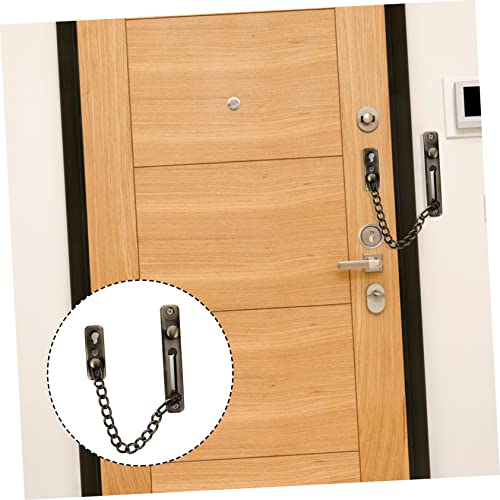 Cerradura de cadena Uonlytech de acero inoxidable para puerta 5