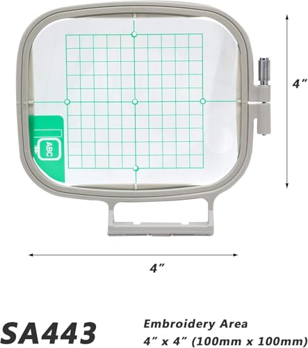 Image of Sew Tech Embroidery Hoop SA443 for Brother PE900 PE800 SE2000 SE1900 Innovis 1250 1250D 700 PE700 PE700II PE770 780D PC6500 Babylock Accord BLR BLR2 Sewing and Embroidery Machine