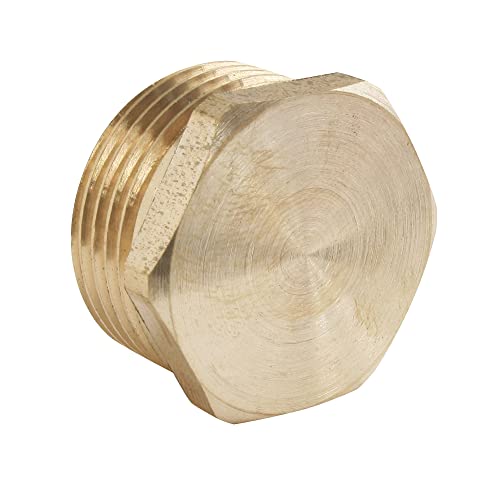 Somatherm // 861-26 Brass Male Plug 26/34, Grey, Mâle 26/34