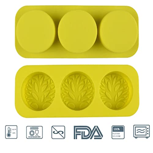 Sj Silicone Soap Molds, Leaf 4-Cavity Silicone Molds For Pudding, Muffin, Cornbread, And Cheesecake Silicone Soap Molds #TOP4