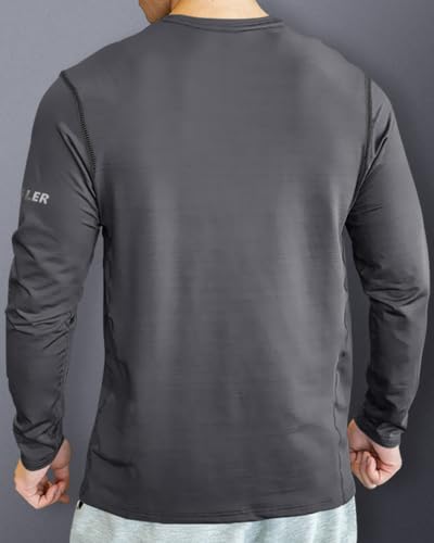 Image of Noble Monk Mens Polyester Solid Regular Fit T-Shirt