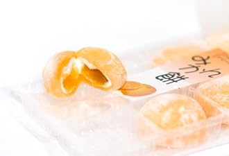 Mandarin Orange Flavor Japanese Traditional Fruit Mochi Mini-Rice Cake Giftset (Japanese Import)