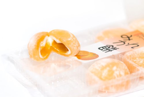 Mandarin Orange Flavor Japanese Traditional Fruit Mochi Mini-Rice Cake Giftset (Japanese Import)
