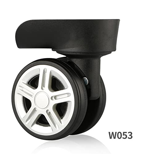 Luggage Wheels,Universal Luggage Casters,1 Pair Luggage Wheel Replacement Spare Spinner Caster for Suitcase Wheel Repair (W046)2