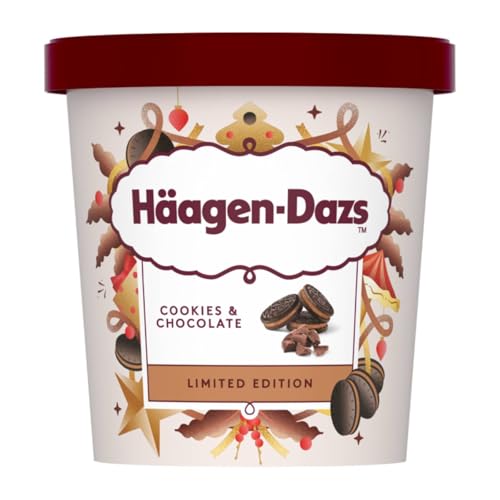Haagen-Dazs Cookies & Chocolate Ice Cream 420ML - Frozen