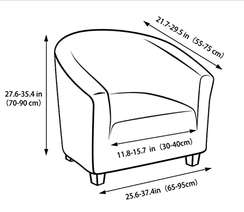 Funda para sillón club jacquard tejido Premium transpirable 7