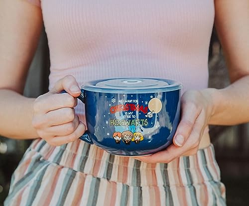 Harry Potter Mug de Cerámica Azul 24 oz con Tapa Vented miniatura 4