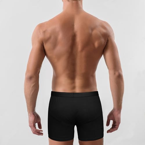 DF DUALFERV Mens Underwear, 8 Pack Mens Underwear Boxer Briefs, Soft Cotton Underwear Men, Breathable Spandex Underwear3