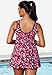 Swimsuits For All Women's Chlorine Resistant Tank Swimdress - 18, Green Electric Palm (Plus
