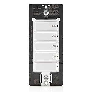 Leviton DT160-1LW Countdown-Timer-Schalter 15A