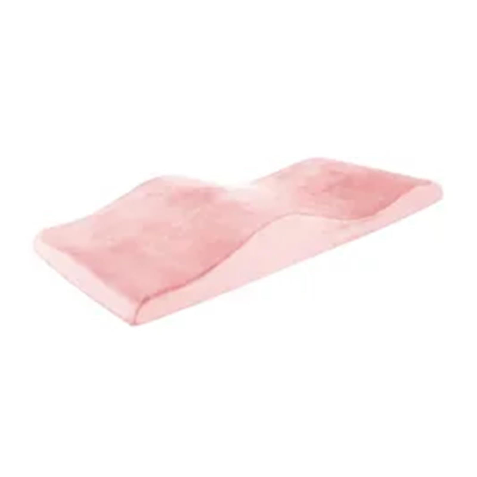 Curved Mattress Bed Topper Beauty Salon Lash Extension Curved Bed Mattress Topper Memory Foam(Pink Mattress)