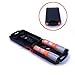 Aolyty 2 LED Emergency Roadside Flashing Flares Red Roadside Beacon Safety Strobe Light Road Warning Magnetic Base Signal Alert Upright Stand Storage Case