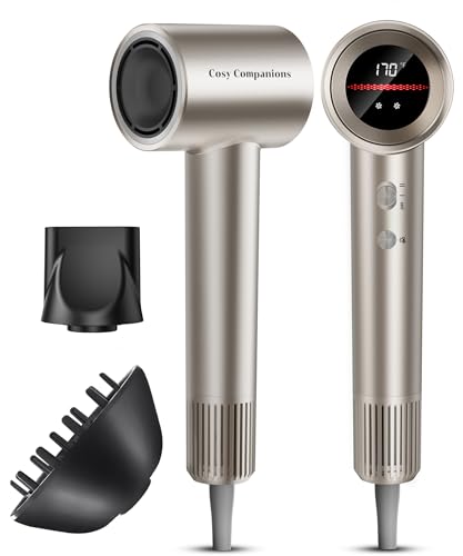 Cosy Companions Hair Dryer, 150000 RPM High-Speed Hairdryer for F...