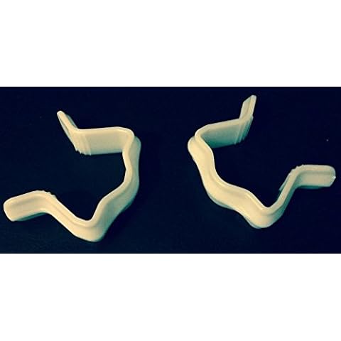 Husseinbolt Replacement Plastic Divan Base U Clips (Pack of 2) Cover