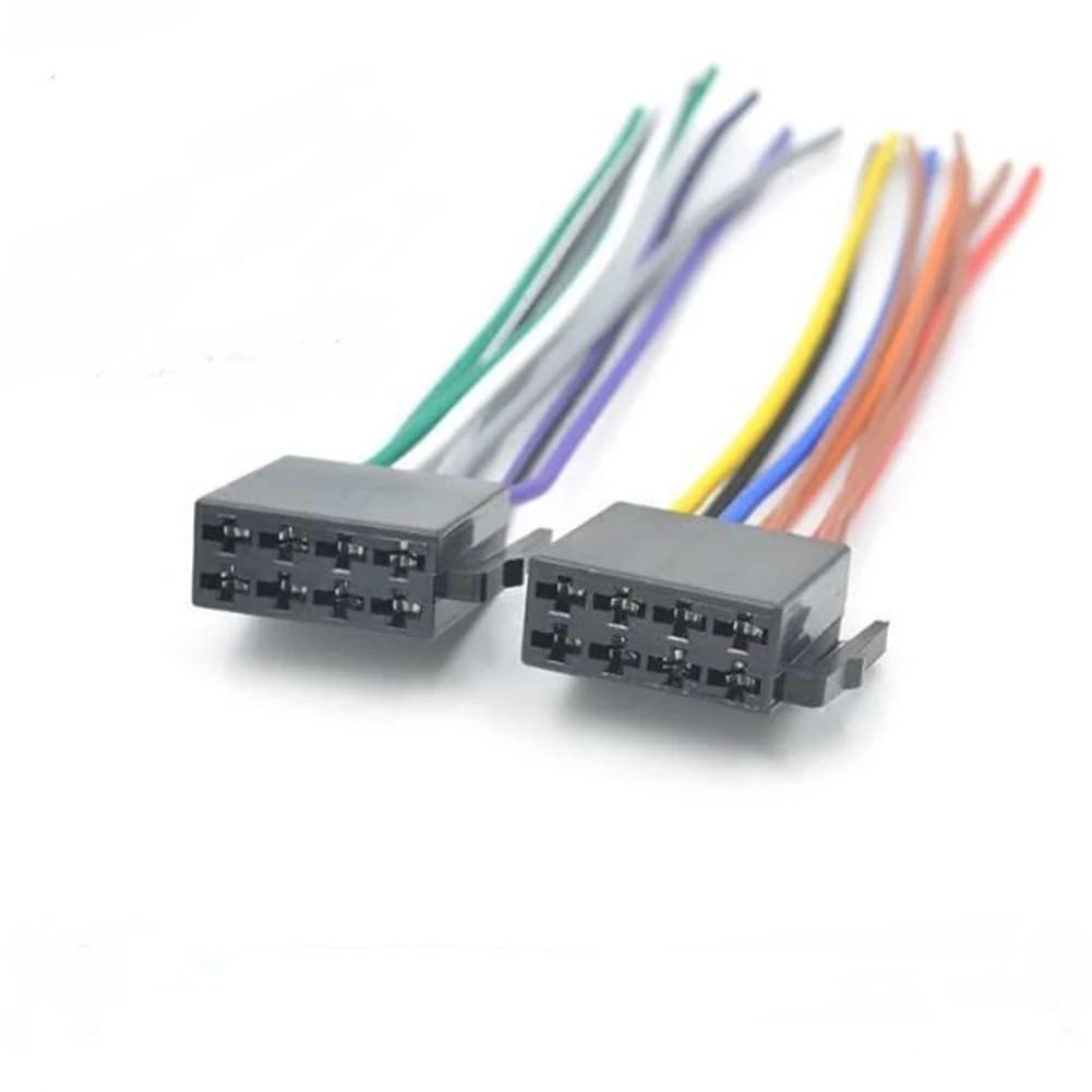 Conector coche Adaptador de cable ISO radio estéreo de coche