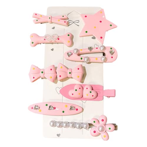 8Pcs Eye Catching Duckbill Hair Clip Barrettes for Women Girls Hair Accessories Multiple Styles Occasion Hairstyling Hair Clip f