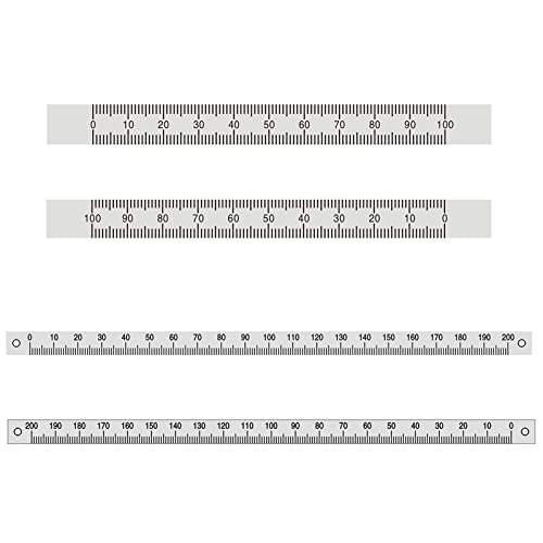 Cinta métrica autoadhesiva de aleación de aluminio 6 pulgadas miniatura 2