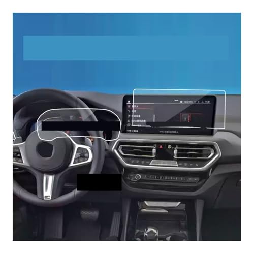 Navigation GPS sans reflets avec le film protecteur d'écran pour X3 et X4 12.3 pouces 2022-2023