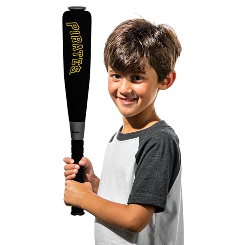 Image of MLB Pittsburgh Pirates Team Jumbo Foam Bat and Ball Set, 21-Inch, Black