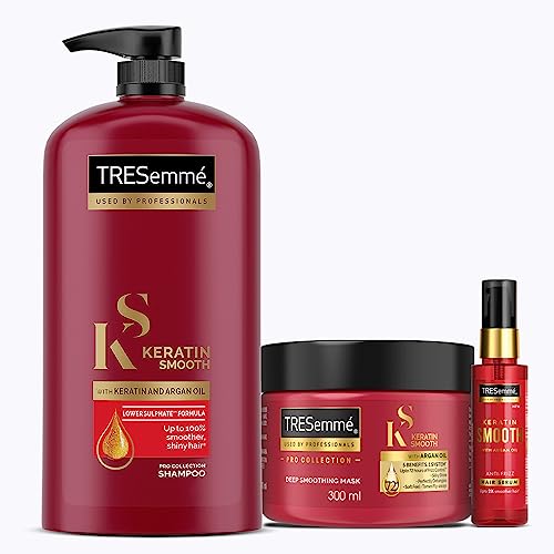 TRESemme Keratin Smooth Shampoo 1L + Mask 300ml + Serum 50ml Comb...