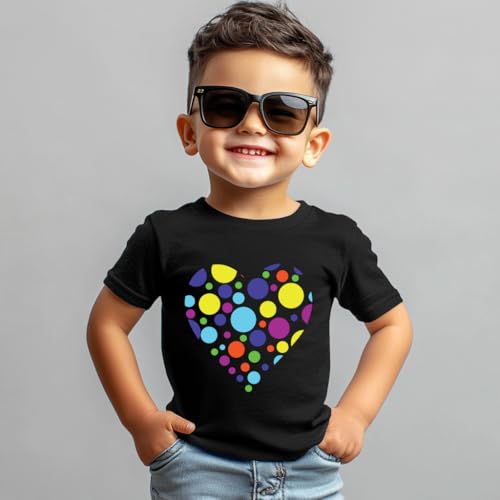 Toddler Boys Girls Kids Dot Day Shirt – Happy International Dot Day Outfit,2T-8T2