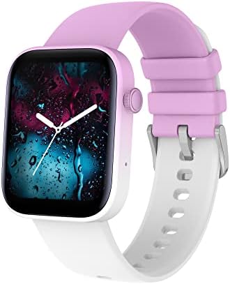 MASVVPI Smart Watch (Answer/Make Call) Smart Watch for Women Men 2022 Fitness Tracker 1.9" Touch Screen Smartwatch Fitness Watch 125 Sports IP68 Waterproof, Heart Rate/Sleep Monitor (Pink+White)