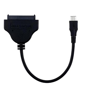 BIGLIST USB 3.0 Type-C to SATA 22Pin Adapter Cable Lead Cord for 2.5'' Harddrive HDD