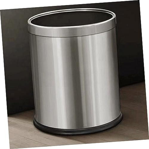 Caneca de basura de acero inoxidable para dormitorio y oficina miniatura 6