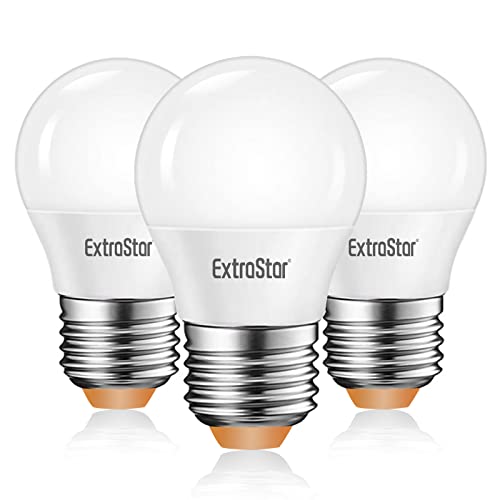 EXTRASTAR E27 LED Light Bulb, 6W, Warm White, 3-Pack
