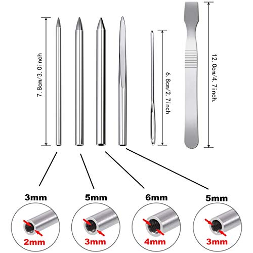 Jkjhbhged 7 PCS Paracord Bracelet Knitting Tool Paracord Tool Paracord Jig DIY Wooden Paracord Braid