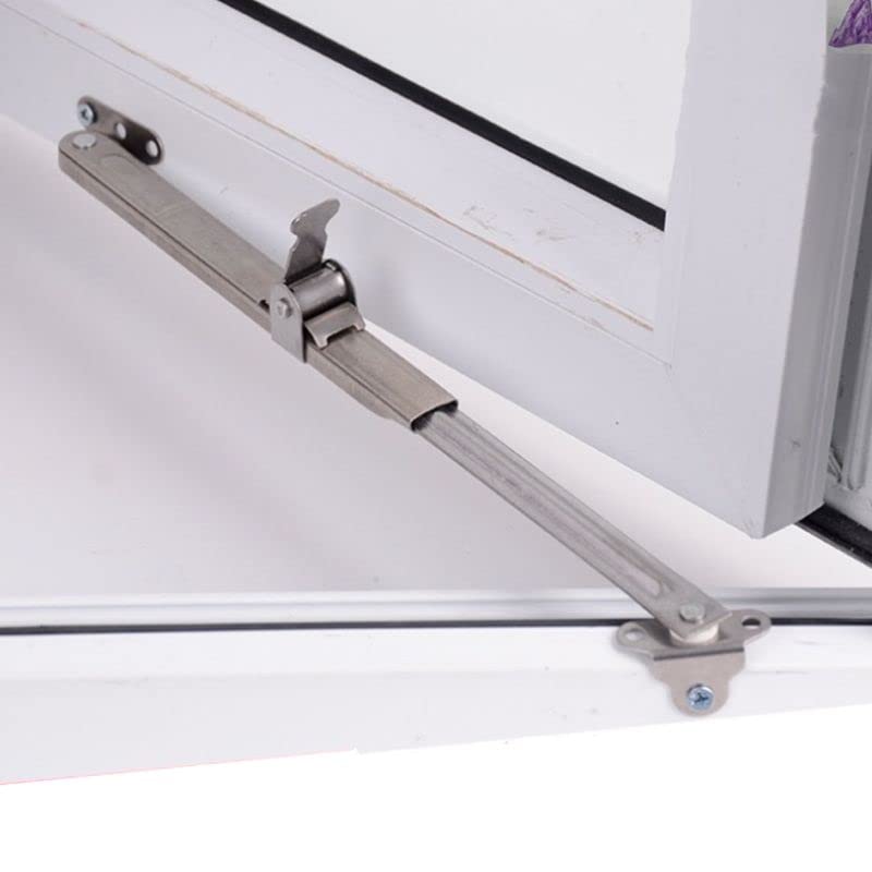 Abridor de ventanaVentana abatible Barra de seguridad for ventana Abatible Ventana abatible Pestillos de seguridad for ventana de acero inoxidable Cerradura Soporte de viento telescópico ajustable