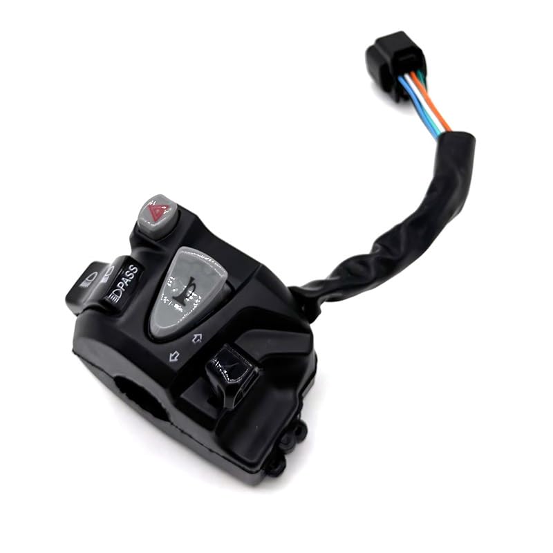Interruptor de manija izquierda para motocicleta Honda Click 150 con control de luces y bocina 4