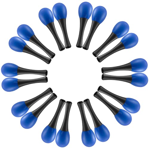 Tiger Mini Egg Maracas, Pack de Diez Agitadores de Instrumentos de Percusión para Niños, Azul