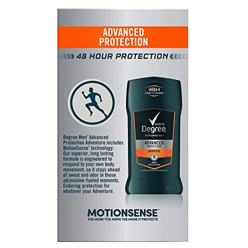 Desodorante Degree Men Adventure Stick 2.7 oz Pack 5 miniatura 2
