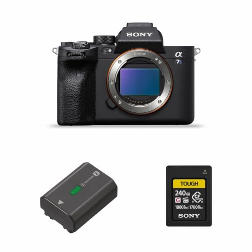 Sony Alpha ILCE-7SM3 Full-Frame Mirrorless Camera Body | 4K 120P | 4:2:2 10 bit | Videographers & Content Creators + Additional Rechargeable Battery (