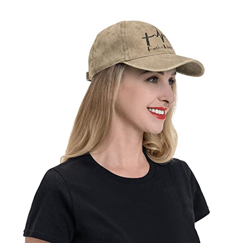 Faith Hope Love Baseball Cap Cowboy Hat For Women Men Adjustable Funny Peaked Caps Unisex Adult Vintage Trucker Hats #TOP5