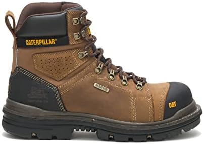 Cat Footwear Men's Hauler 6" Waterproof Composite Toe Work Boot, Dark Beige, 14 | Image 5