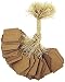 100 pcs Kraft Gift Marking Tags Price Labels Display Tags Strung for Crafts & Gifts. Personalize & Price your merchandise (1 1/4" x 1 7/8")