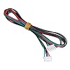 6Pcs 1.5M/5ft Stappenmotor Kabels XH2.54 4Pin naar 6Pin Wit Terminal Paralled Motor Draden voor 3D Printer Stappenmotor