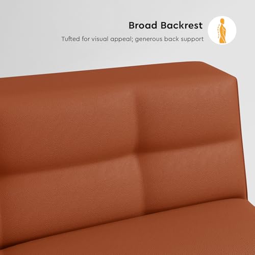 Image of Interio by Godrej Suez 2 Seater Synthethic Leather Sofa
